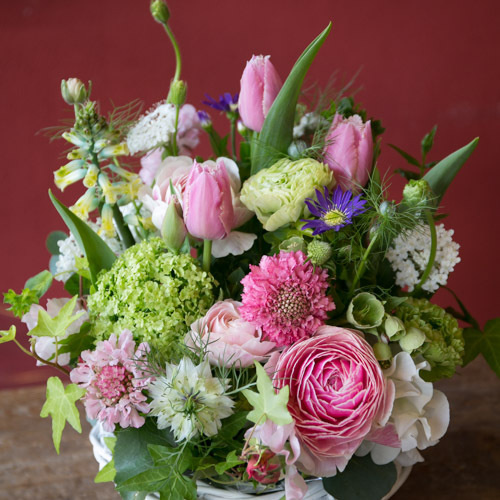 バスケットアレンジの写真