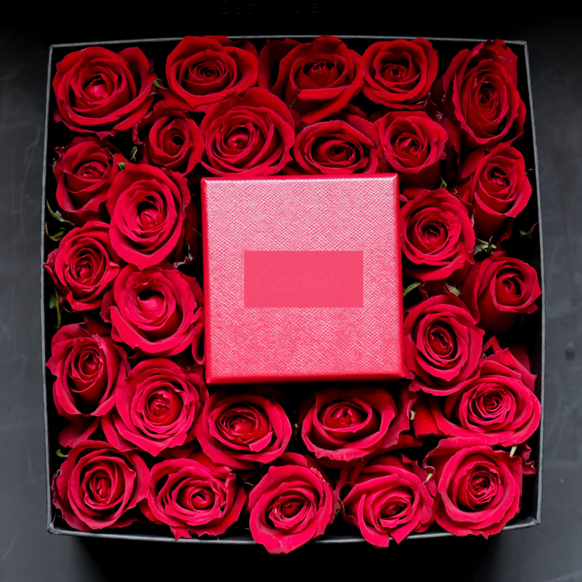 プリザーブドフラワーボックスの写真