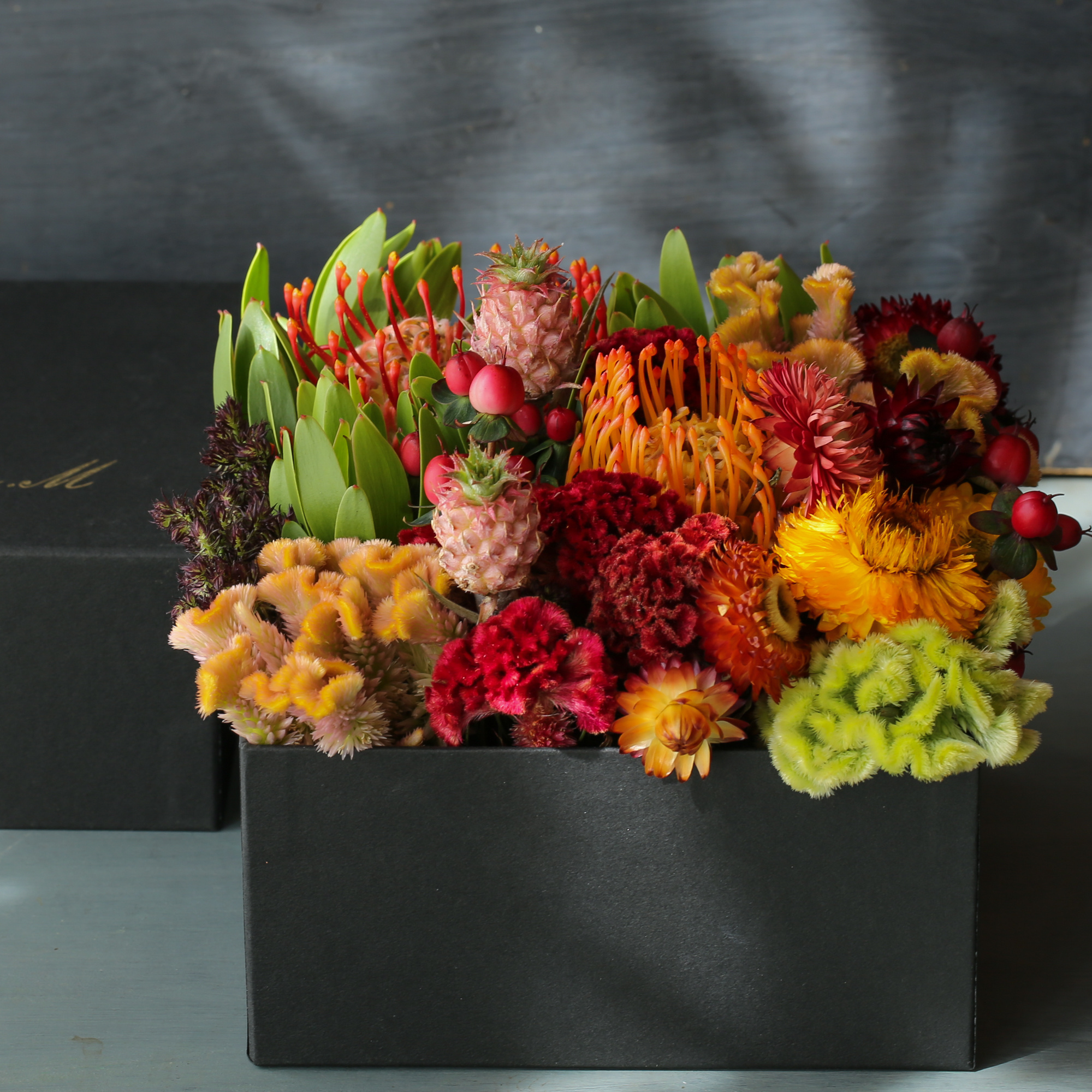 キューブ・フラワーボックスの写真