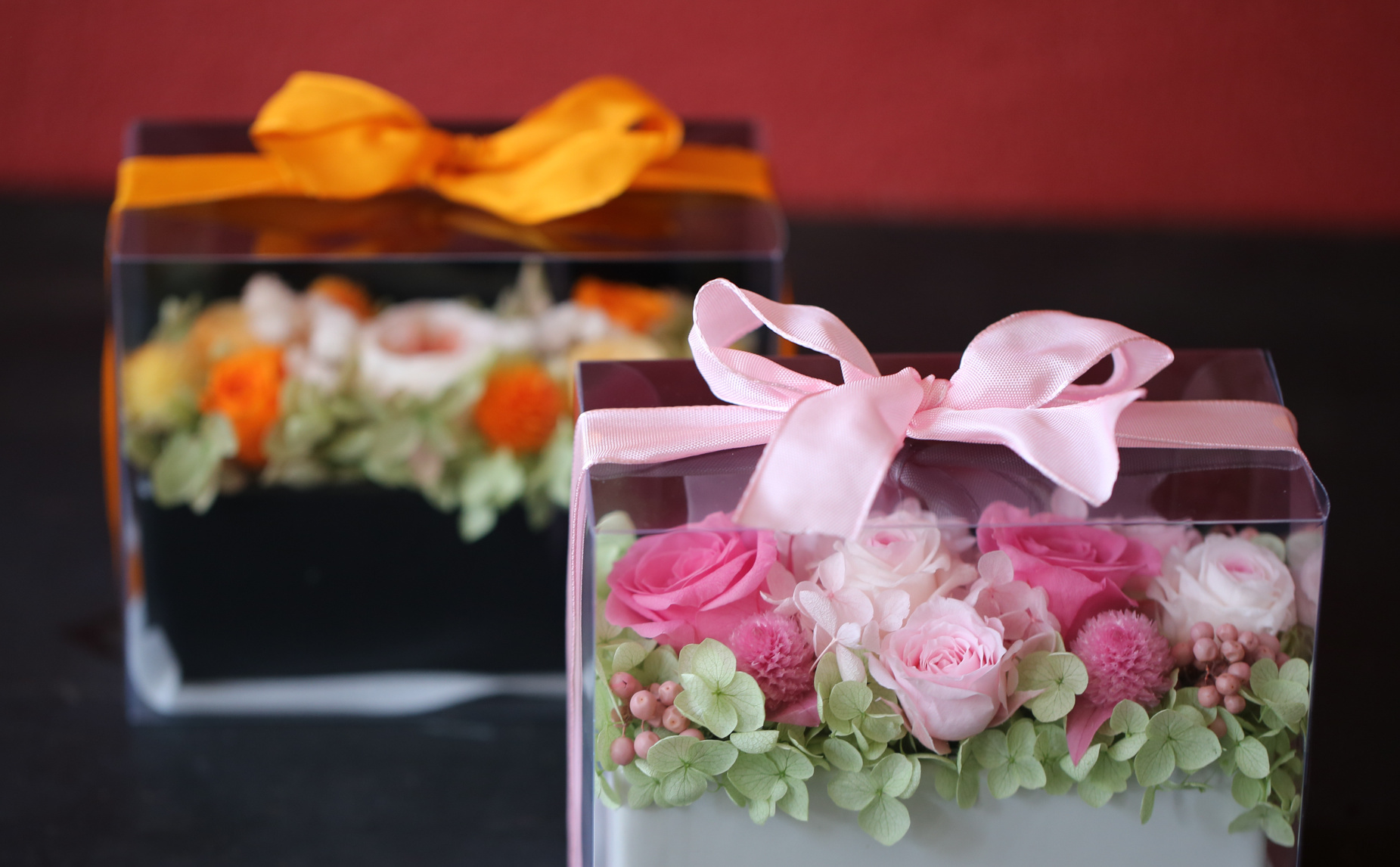 プティークール・エーム　フラワーボックス のキューブ写真