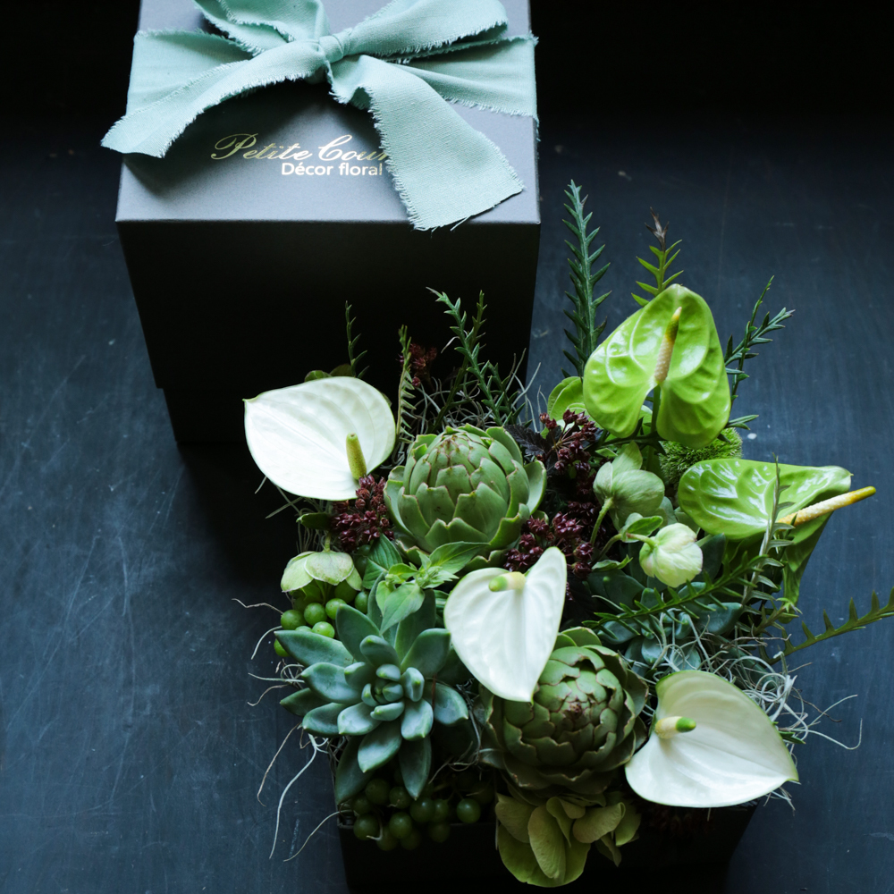 フラワーボックスの季節の花写真真夏の花No２